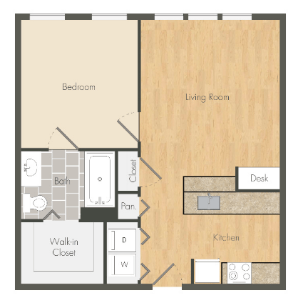 1045 15th PL Studio-2 Beds Apartment for Rent - Photo Gallery 24